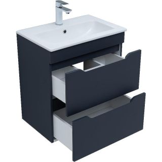 Тумба под раковину Aquanet Практика 330458 60 см маренго